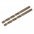 Uxcell 2pcs 7 1mm Drilling Dia Straight Shank High-speed Steel Cobalt Metric Twist Drill Bit Rotary Tool