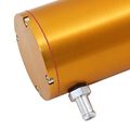Gold Chrome Ring Engine Coolant Radiator Overflow Reservoir Tank Aluminum