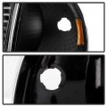 1997-2003 Ford F150 Expedition Black Headlights Corner Signal Lights Driver Passenger Side