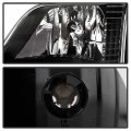 Acanii For 1997-2003 Ford F150 Expedition Black Headlights Corner Signal Lights Driver Passenger Side
