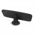 Uxcell Black Shell Suction Mounted Flat Wide Angle Auto Car Interior Rearview Mirror