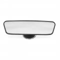 Uxcell Black Shell Suction Mounted Flat Wide Angle Auto Car Interior Rearview Mirror