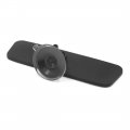 Uxcell Black Shell Suction Mounted Flat Wide Angle Auto Car Interior Rearview Mirror