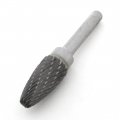 Tungsten Carbide Rotary File 12mm 15 64 In Diameter Conic Nose Wood Cutter Taper Shape Double Cut 6mm Shank 63mm 2 5 Total 
