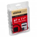 Centerline 7 X 1-1 4 Pan Head Square Drive Pocket Hole Screws Coarse Thread Lube Finished 200-pack
