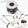 Partsam Double Female Bullet Plug Wire Harness Roll 6 Lead