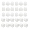 Nut Protection Cap 30pcs M3x6x9mm Plastic Hexagonal Screw Dome Acorn Hex Head Bolt Covers Waterproof Decorative White 