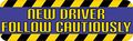10in X 3in Blue New Driver Magnet Car Magnetic Truck Window Magnets By Stickertalk 