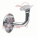 2 Handrail Swivel Bracket Armrest Tubing Holder Stainless Renovators Supply 