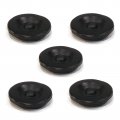 The Rop Shop Pack Of 5 Black Rubber Grease Plug Hub Dust Cap For Dexter Ez Lube Trailer Camper Axle 