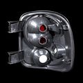 Black Euro Tail Lights Assembly Set For 99-04 Chevy Silverado And Gmc Sierra Stepside Pair Driver Left Passenger Right Side 