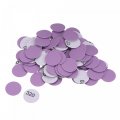Uxcell 100pcs 1-inch Purple Sanding Discs 320 Grits Hook And Loop Professional Aluminum Oxide Sand Paper Mini Size For Wood