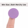 Uxcell 100pcs 1-inch Purple Sanding Discs 320 Grits Hook And Loop Professional Aluminum Oxide Sand Paper Mini Size For Wood