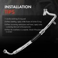 A-premium A C Suction Line Hose Assembly Compatible With Dodge Nitro 2007-2012 3 7l 4 0l Compressor To Evap