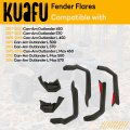 Fender Flares For 2015-2021 Can Am Outlander 450 500 570 Splash Shield Guards Mud Guard Replacement 715001909 W Red Reflectors