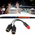 Kimiss 2 Way Cigarette Lighter Adapter Car Plug Socket Splitter Power