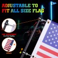 Kemimoto 2pc 2ft Whip Lights For Side By Led Utv Atv Boat Offroad Rf Remote Control Compatible With Polaris Rzr Can-am Maverick