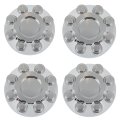 Wheel Center Caps For 16 In Wheels Silver Abs Hubcaps Pack Of 4 Universal Fit Acura Chevrolet Dodge Ford Honda Hyundai Kia 