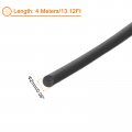 Uxcell Nitrile Rubber Seal Strip 2mm 0 08 Diameter X 4 Meters 13 12ft Long Round Solid Weather Stripping For Reduce Noise Shock