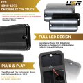 Usr 68-72 C K Series Piup Side Marker Light A 4pc Front Rear Parking Lamps Left Right Setompatible With 1968-1972 Chevy C K