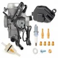 Carburetor Spark Plug For Honda Foreman Rubicon 500 Trx500fa Trx500fga Trx500fpa 2001-2012