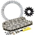 Niche Drive Sprocket Chain Combo For Yamaha Warrior 350 Front 13 Rear 40 Tooth 520v O-ring 98 Links 