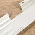 Kuafu Radiator Support Compatible With 1978-1988 G-body Mirror Stainless Steel Bead Rolled Upper Bracket