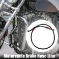 X Autohaux Brake Hose An3 28 90 Degree M10x1 0 Motorcycle Hydraulic Line Oil Pipe Fitting For Atv Motocross 90cm Black Red 1