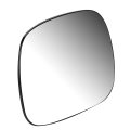 540 Factory Style Driver Left Side Mirror Glass Lens Manual Adjust Compatible With Dodge Ram 1500-3500 Pickup 05-09 Silver