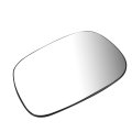 540 Factory Style Driver Left Side Mirror Glass Lens Manual Adjust Compatible With Dodge Ram 1500-3500 Pickup 05-09 Silver