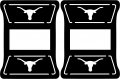 Texas Longhorn Tail Lamp Light Covers For Jeep Wrangler Jl Models 2018 To Present Led Compatible Black Plastic Set Of 2 