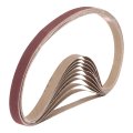 10pcs 1-1 2 X 30 Sanding Belts 400 Grits Aluminum Oxide Abrasive Belt Sander Paper Papers For Metal Wood Grinding Polishing 