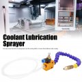 Walfront 2pcs Mist Coolant Lubrication Spray System Engraving Cooling Sprayer Machine For 8mm Air Pipe Cnc Lathe Milling Drill