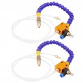 Walfront 2pcs Mist Coolant Lubrication Spray System Engraving Cooling Sprayer Machine For 8mm Air Pipe Cnc Lathe Milling Drill