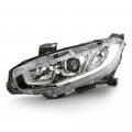 Acanii For Halogen Model 2016-2021 Honda Civic Led Drl Projector Headlight Headlamp Replacement Left Driver Side