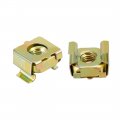 55 Pack M5 Cage Nut Carbon Steel Zinc Plated Bronze Tone For Server Shelf Cabinet 