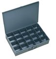 Durham 206-95-ind Gray Cold Rolled Steel Individual Small Scoop Box 13-3 8 Width X 2 Height 9-1 4 Depth 20 Compartment 