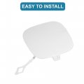 Uxcell Car Front Right Bumper Tow Hook Cover No A2478857700 For Mercedes-benz Glb250 2020-2022 White
