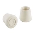 Shepherd Hardware 8753e 4-inch Inside Diameter Rubber Leg Tips 24-pack 3 4 Off-white 
