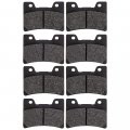 Niche Brake Pad Set For Yamaha Yzf600r Fzr1000 Fzr600r Vmax 1200 3gm-w0045-03-00 Front Semi-metallic 4 Pack