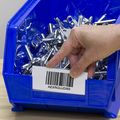 Akro-mils 29302 Clear Label Holder And Labels Akrobins 1800 Series Bins Pack Of 25 