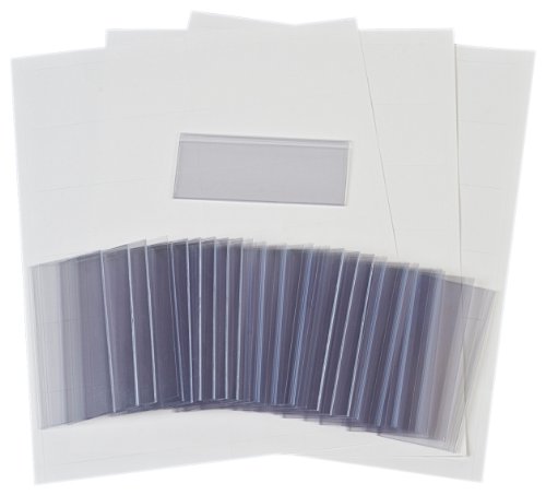 Akro-mils 29302 Clear Label Holder And Labels Akrobins 1800 Series Bins Pack Of 25