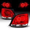 Amerilite L E D Taillights Red Clear For Lexus Gs300 400 430 Passenger And Driver Side