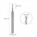 5pcs 1 8 Shank 0mm X 6mm Carbide End Mill Cnc Router Bits 2 Flute Milling Bit For Acrylic Pvc Mdf Wood