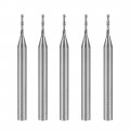 5pcs 1 8 Shank 0mm X 6mm Carbide End Mill Cnc Router Bits 2 Flute Milling Bit For Acrylic Pvc Mdf Wood 