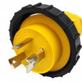 Rv Pigtail Shore Power Adapter Cord L5-30p Male To 5-15r Female 30a 15a Dogbone Twist Lock Cable Yellow 6 Ft Model 691975