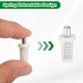 60pcs Shutter Repair Pins 0 98 X0 45 Metal Spring-loaded Replacement Plantation Fasteners For Blind Windows Cabinet Movable