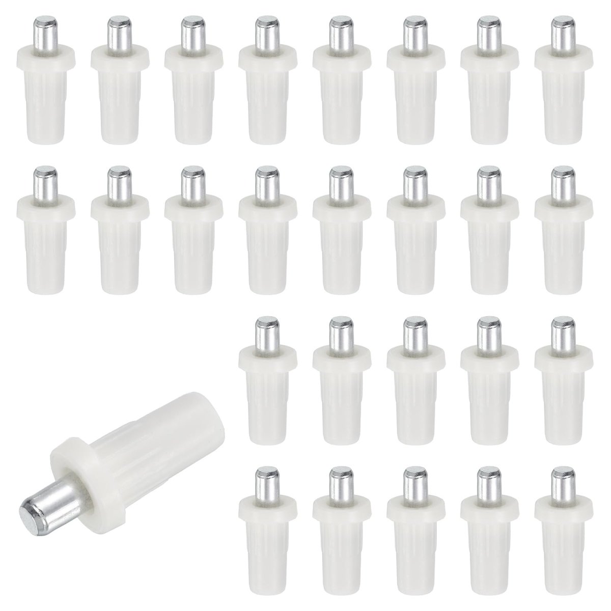 60pcs Shutter Repair Pins 0 98 X0 45 Metal Spring-loaded Replacement Plantation Fasteners For Blind Windows Cabinet Movable