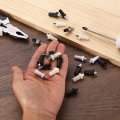 60pcs Shutter Repair Pins 0 98 X0 45 Metal Spring-loaded Replacement Plantation Fasteners For Blind Windows Cabinet Movable