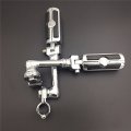Xkh Group Motorcycle Chrome Long Angled Adjustable Peg Mounting Kit Skull Zombie Footrest For V-star Roadstar Suzuki Boulevard